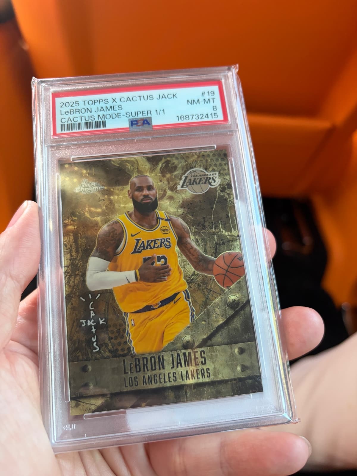 2025 LeBron James x Cactus Jack 1/1 Superfractor